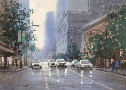 Rainy Day Downtown