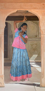 Indian Woman, Hawamahal Zenana, Jaipur