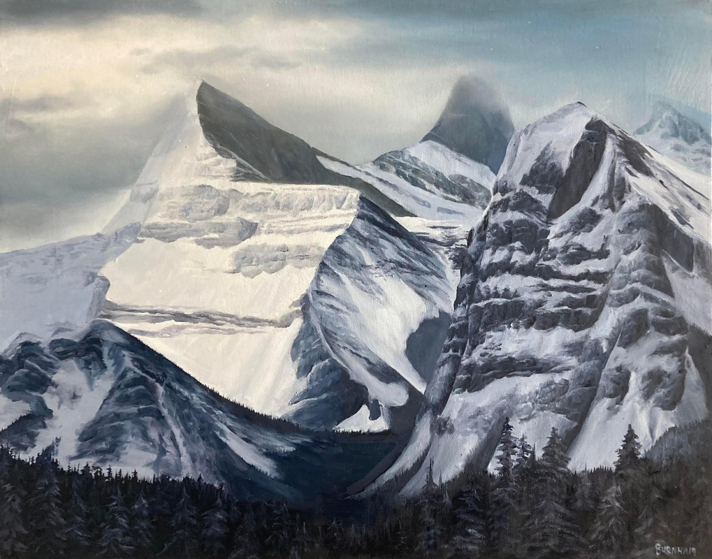 Mt. Christie and Mt. Brussels