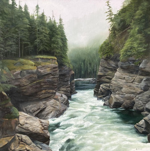 End of the Gatling Gorge Trail - Wells Gray