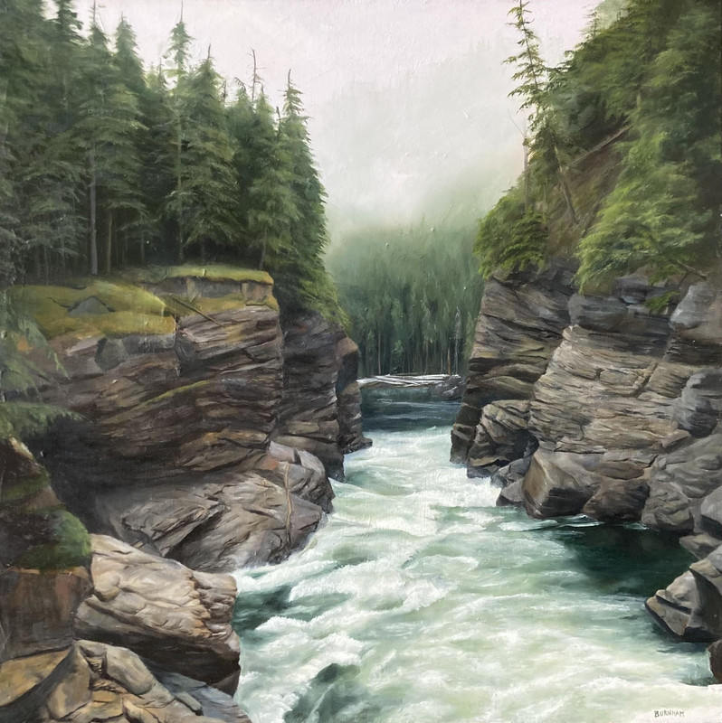 End of the Gatling Gorge Trail - Wells Gray