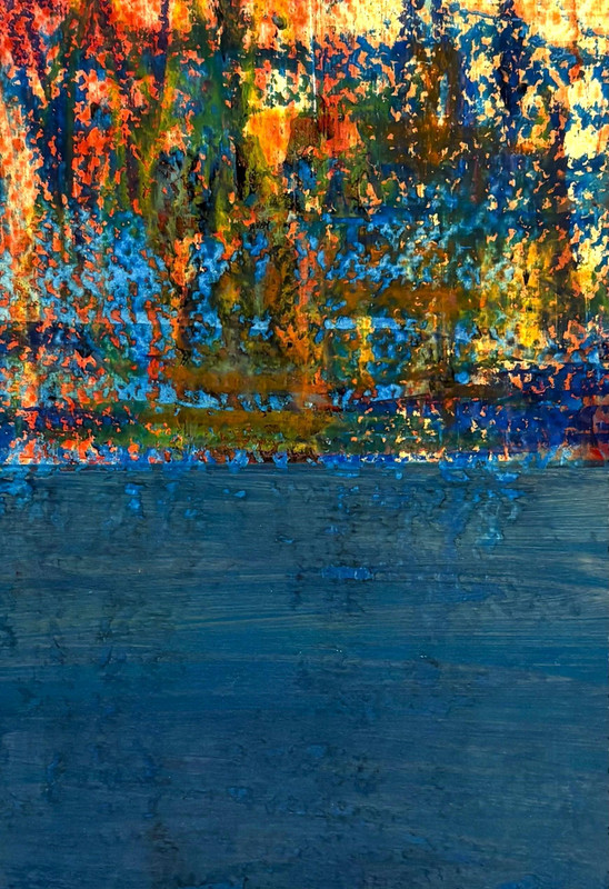 Rain on Calm Sea