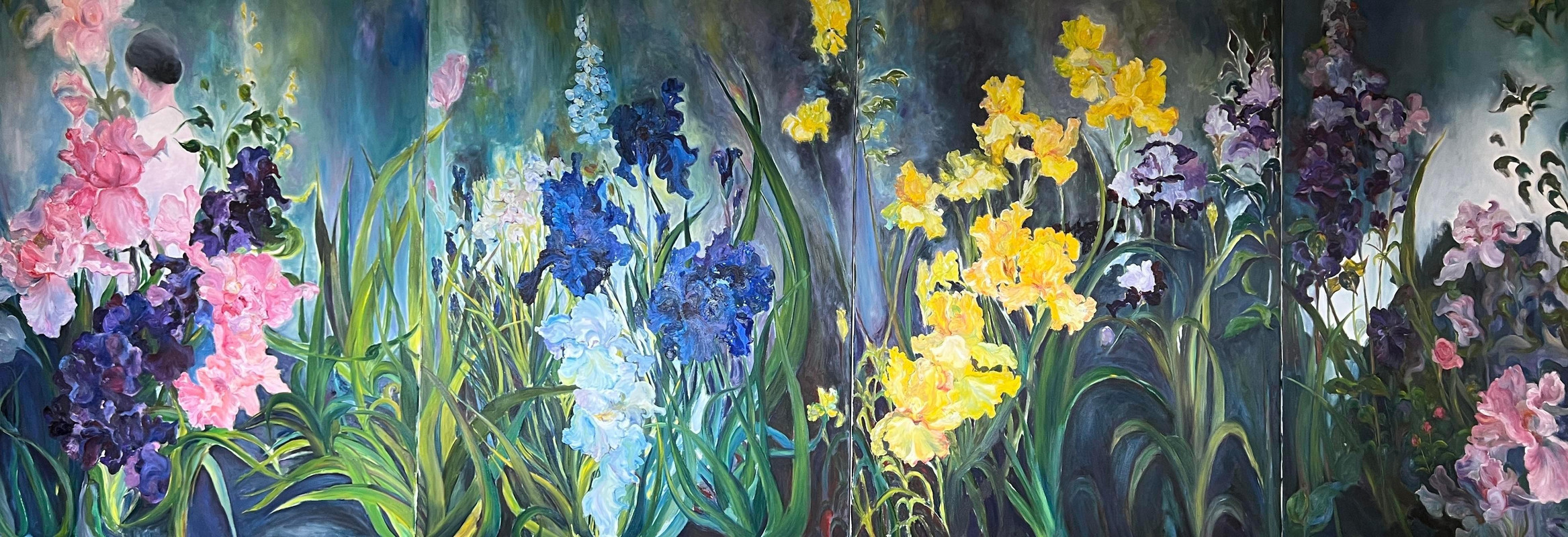 Iris garden