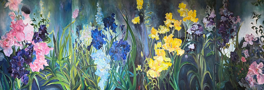 Iris garden
