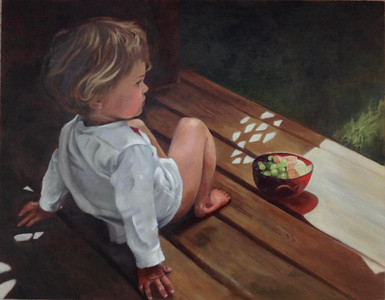 Boy with Grapes