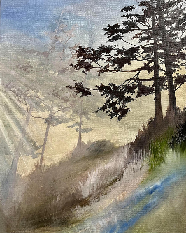 Under the twin trees