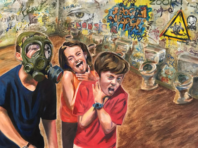 Gas Mask and Toilets