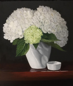 White Hydrangeas