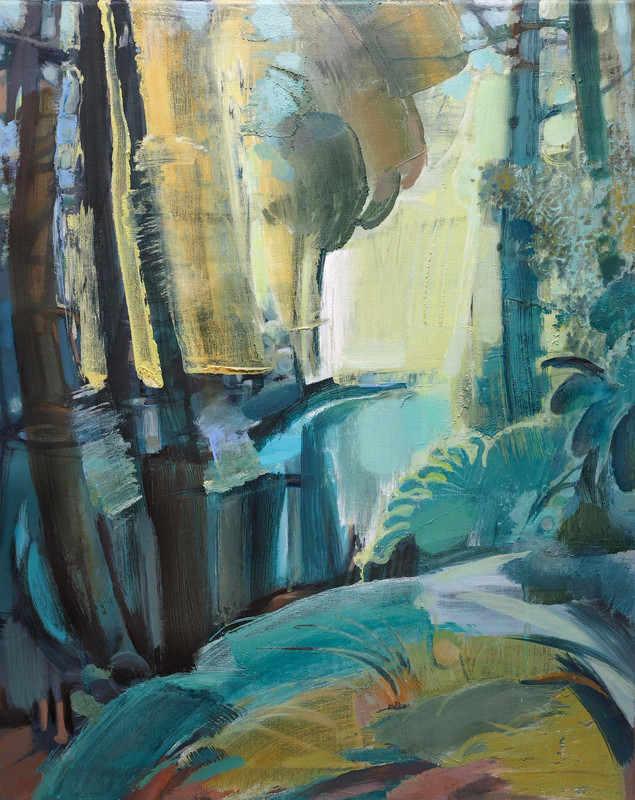 The light and shadow of the Capilano River