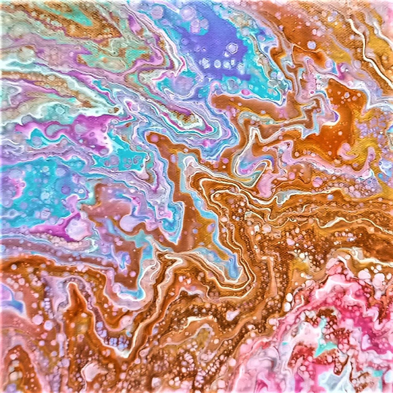 Copper Paisley