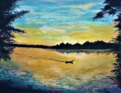Greig Lake Sunset