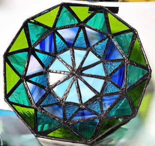 Decorative Stained Glass Bowl