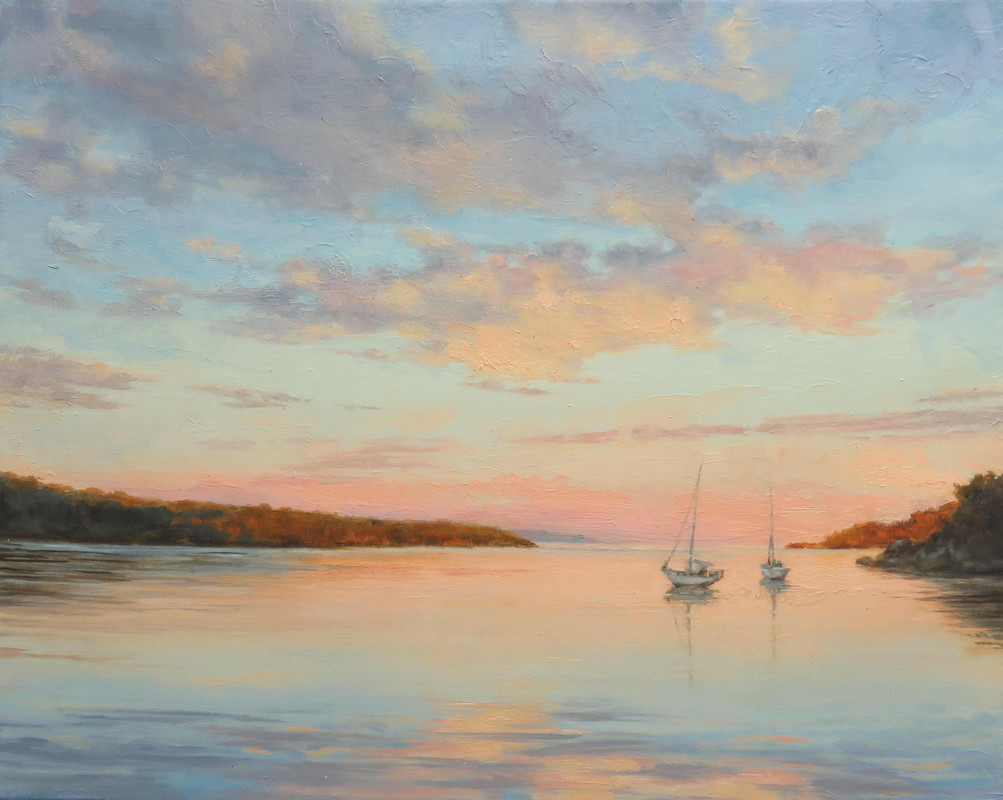 Jedediah Island sunset