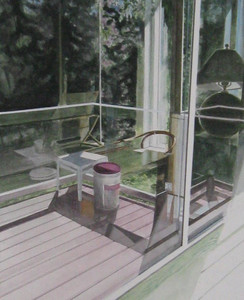 reflected deck