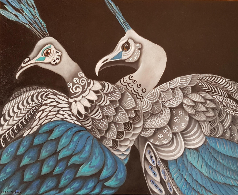 2 Peacocks