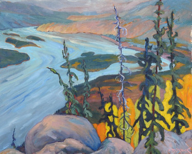 The Yukon River at Dawson