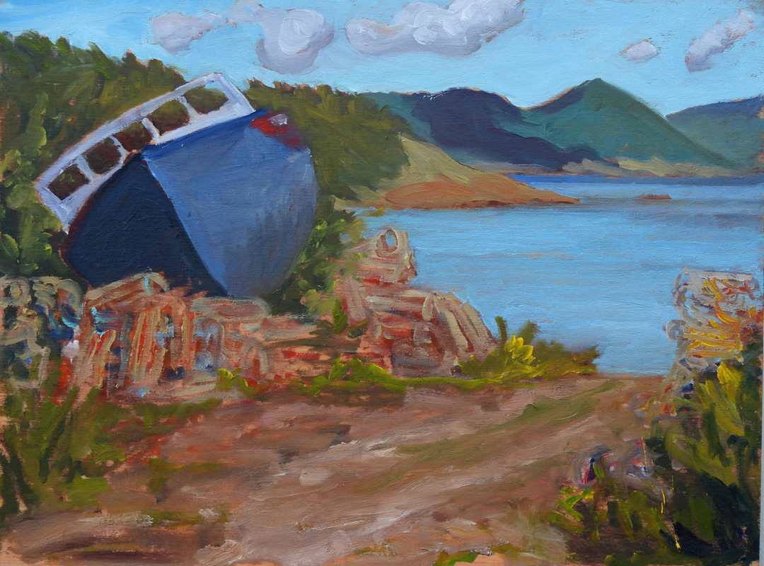 Retired, at White Cove, Cape Breton Island