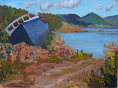 Retired, at White Cove, Cape Breton Island