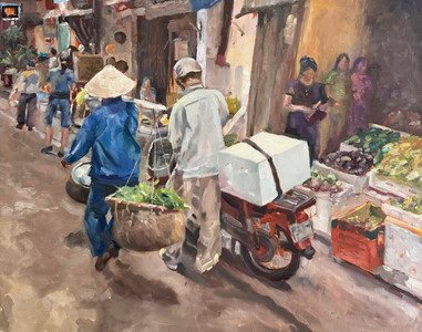Going To Market, Hanoi