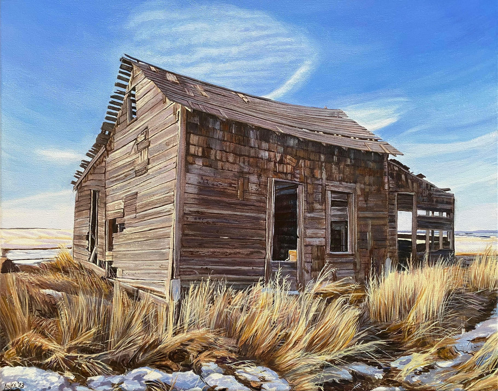 Old Farmhouse Near Mossleigh
