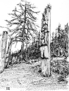 UNESCO World Heritage Site: Sgang Gwaay, Haida Gwaii