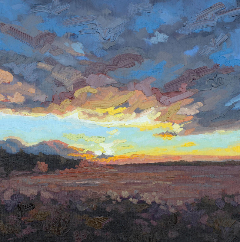 Glow Over the Field