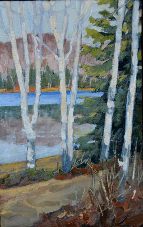Lakeside Trail ~ Plein air
