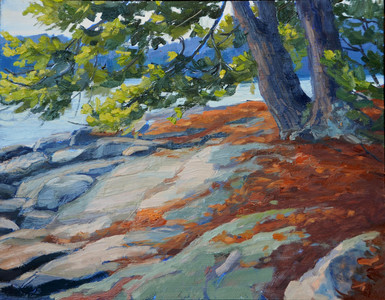 Resting Spot ~ plein air