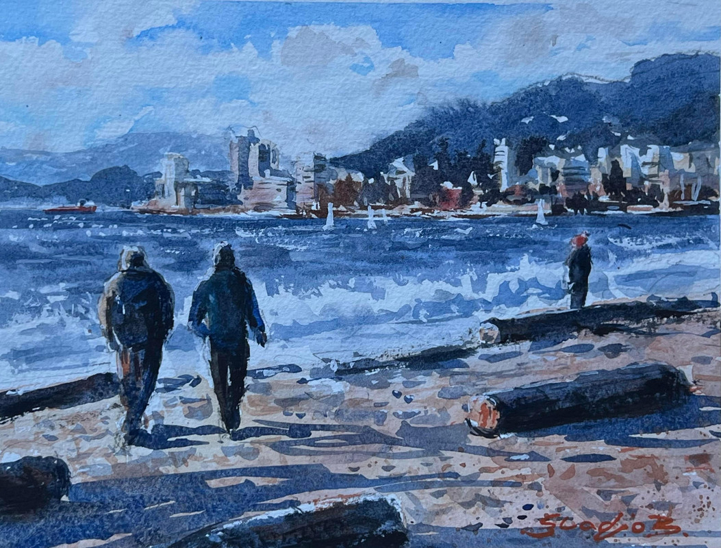A Walk Along The Beach