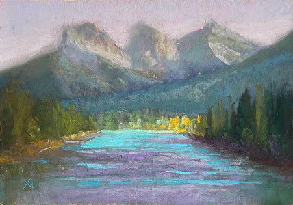 Fall Stillness beneath the Three Sisters