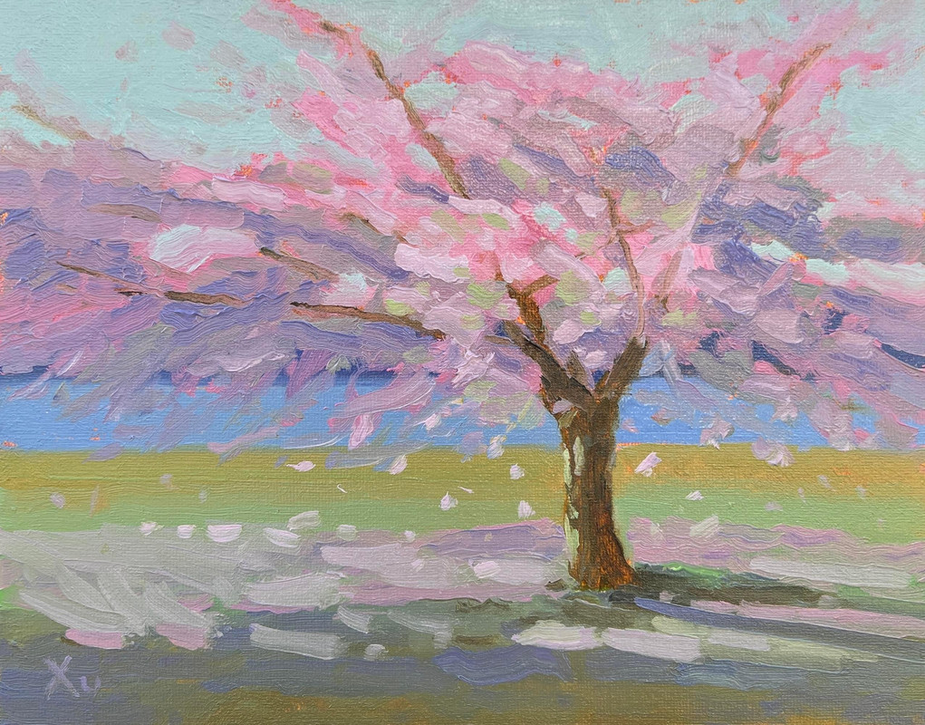 Petals in the Spring Wind