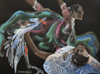 Heron Dancers
