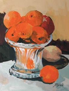 Oranges in Vase