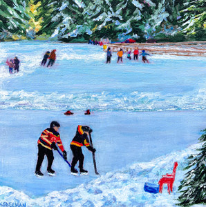 Hockey on Rice Lake