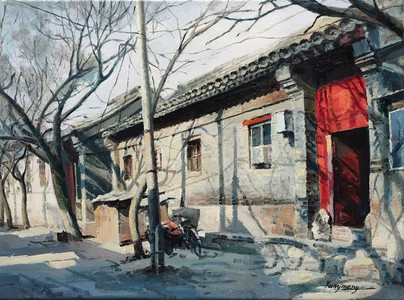 An alley in the old city of Beijing