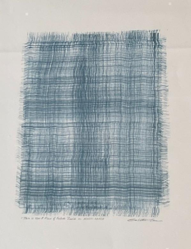 &lsquo;THIS IS NOT A PIECE OF FABRIC&rsquo; SERIES ON WASHI PAPER