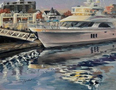 Glimmering Yacht