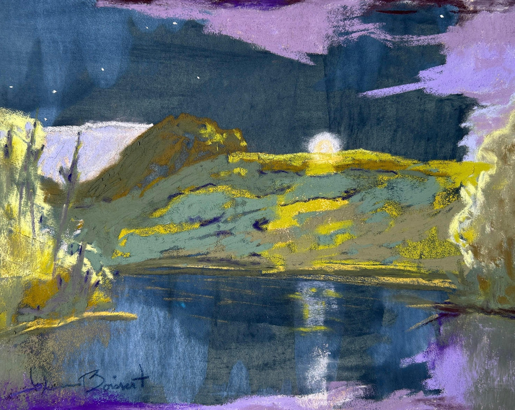 Moon by Butler Lake