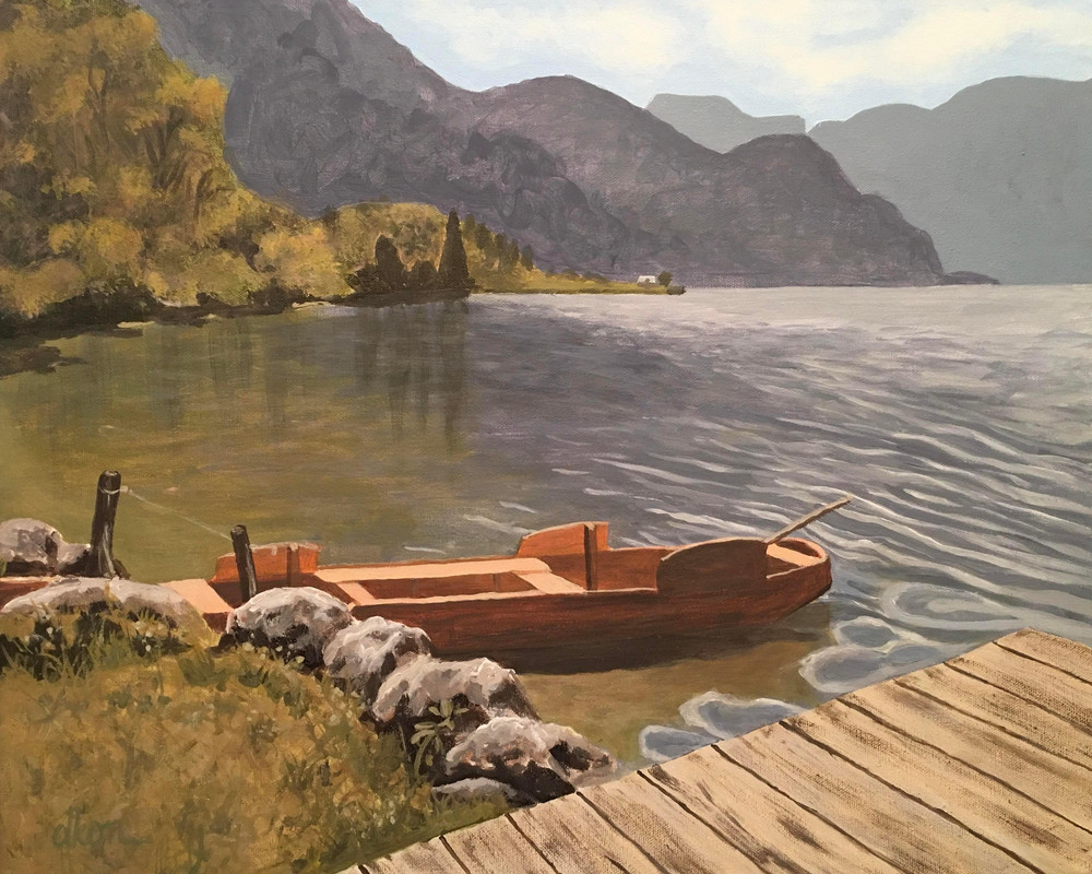 One summer day at Hallstatt Lake