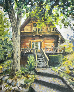 A log house in Sooke