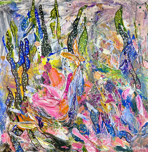 Rose swan and water fairy