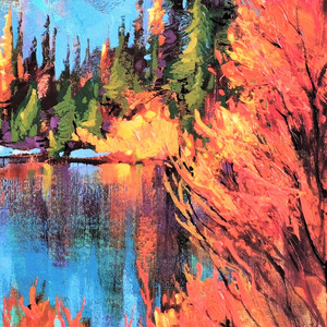 Vermilion Lakes Tapestry I