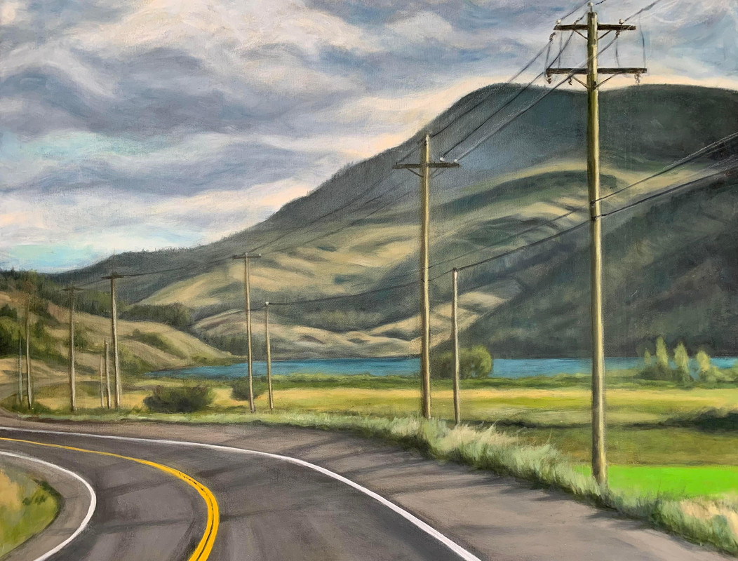 Road to Vernon - Monte Lake Fire Regeneration
