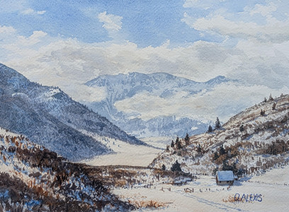 High mountain farm