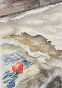 Frozen heart. February 15th 2021