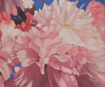 Cherry Blosssoms #1 Among the branches under the blue sky