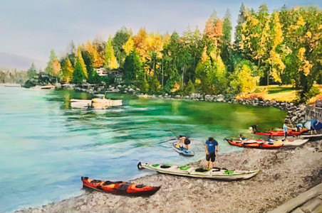 Deep Cove Marina in Fall