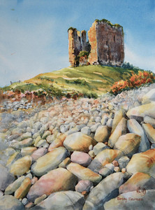 Storm Beach at Minard Castle, Ireland