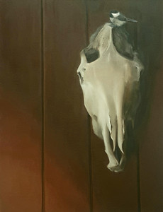 Self Portrait on Balcony