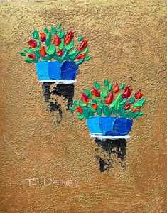Blue Flowerboxes